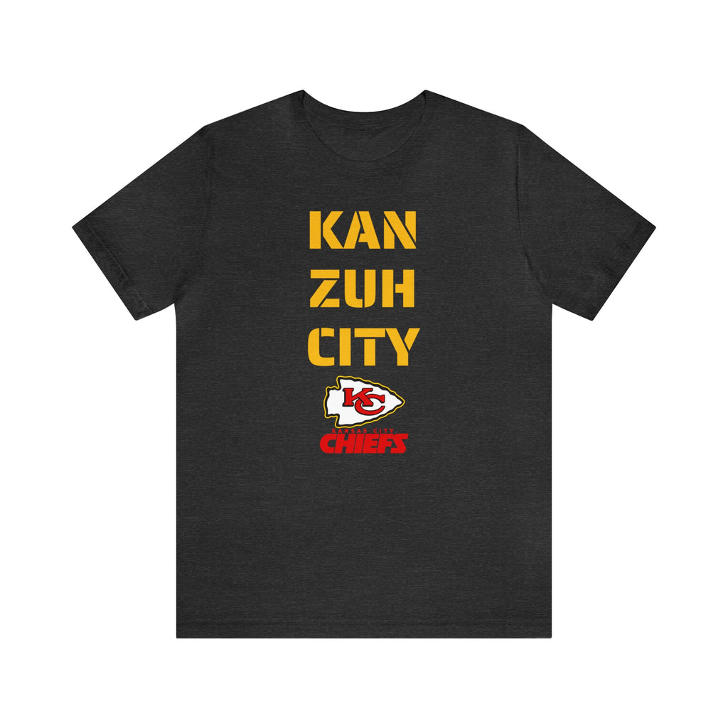 Kan Zuh City Shirt, Love Kan Zuh City Football Shirt, Kan Zuh Football Unisex Jersey Short Sleeve Tee