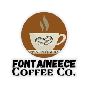 Fontaineece Coffee Kiss-Cut Stickers